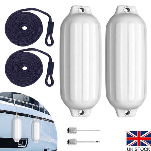 Boat fenders ribbed twin - 2x,
