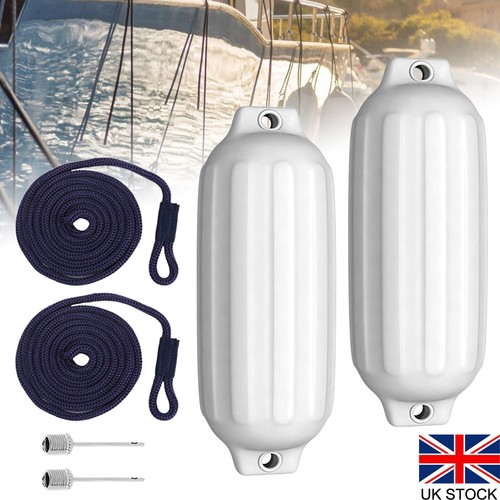 Boat fenders ribbed twin - 2x,